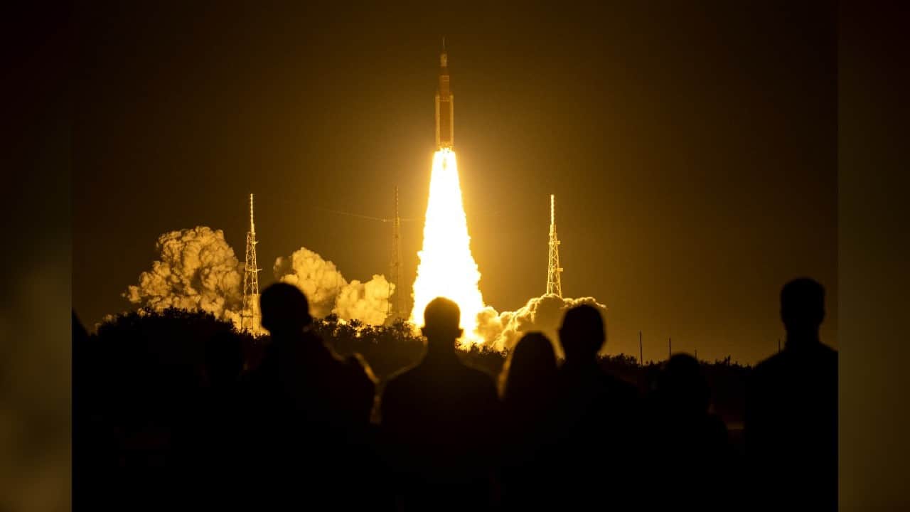 Later, the space agency reported that a radar site monitoring the rocket's flight path was experiencing problems due to a faulty ethernet switch that had to be replaced. (Image: AFP) Later, the space agency reported that a radar site monitoring the rocket's flight path was experiencing problems due to a faulty ethernet switch that had to be replaced. (Image: AFP)