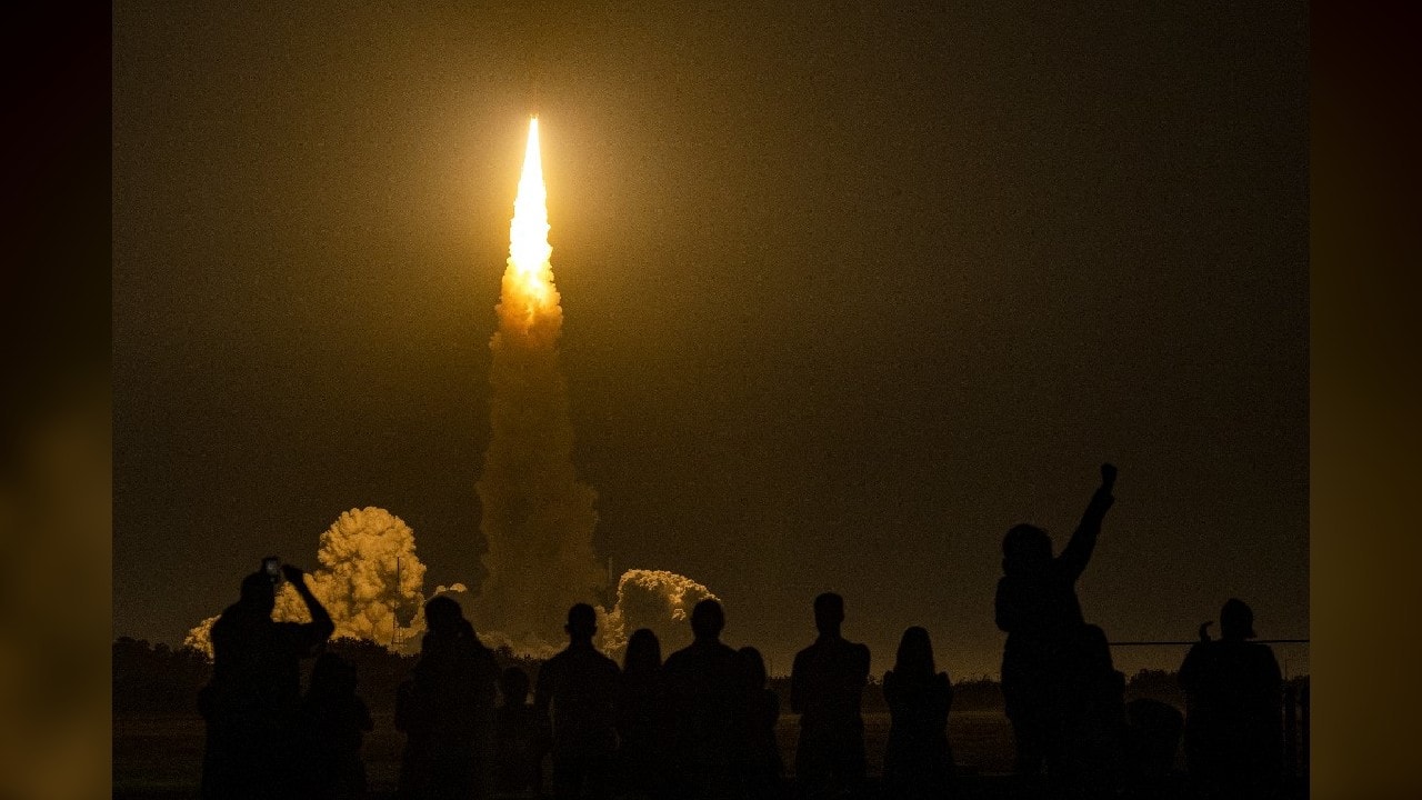 Kerry Warner, 59, a grandmother and semi-retired educator who lives in Florida, was fired up for liftoff, which she said was "part of America and what America is all about." "Third time's the charm. We're hoping for it." (Image: AFP) Kerry Warner, 59, a grandmother and semi-retired educator who lives in Florida, was fired up for liftoff, which she said was "part of America and what America is all about." "Third time's the charm. We're hoping for it." (Image: AFP)