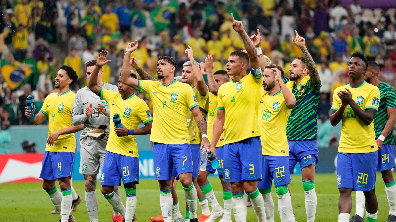 FIFA World Cup 2022 Brazil fans celebrate teams victory in opening match against Serbia