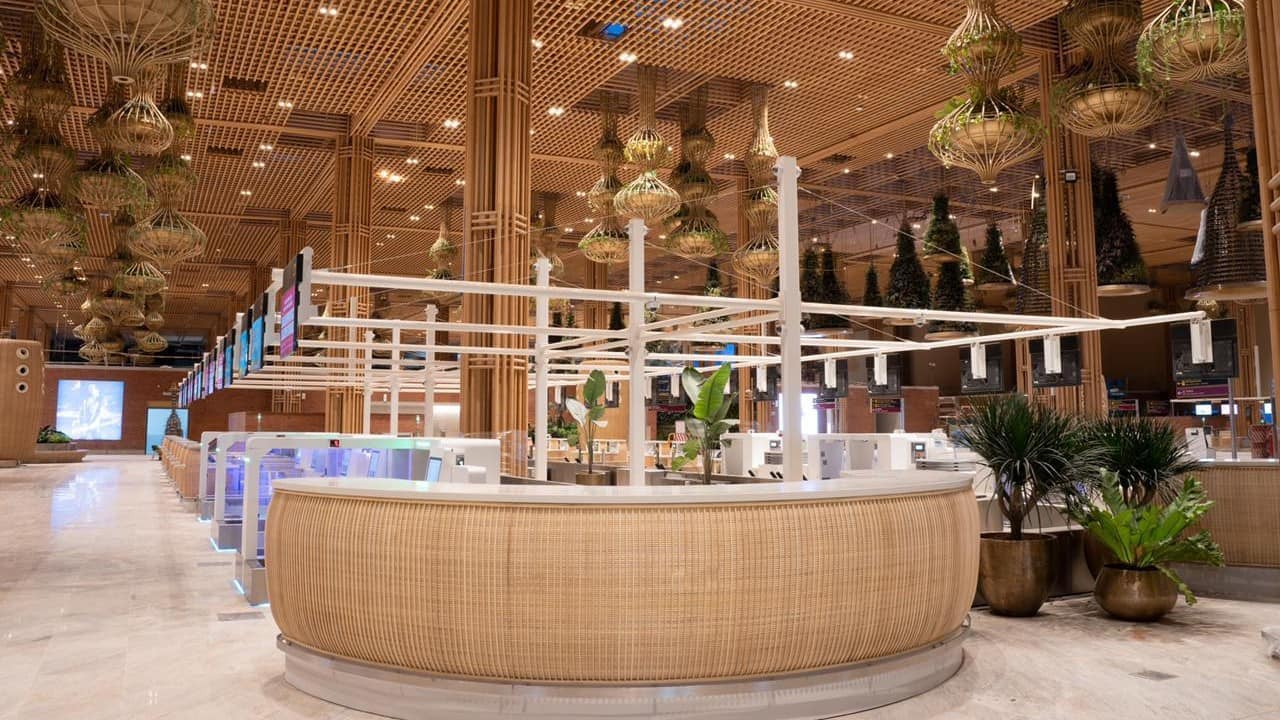 Terminal 2 is designed as a tribute to the Garden city of Bengaluru and the passenger experience is meant to be a “walk in the garden”. (Image: ANI)