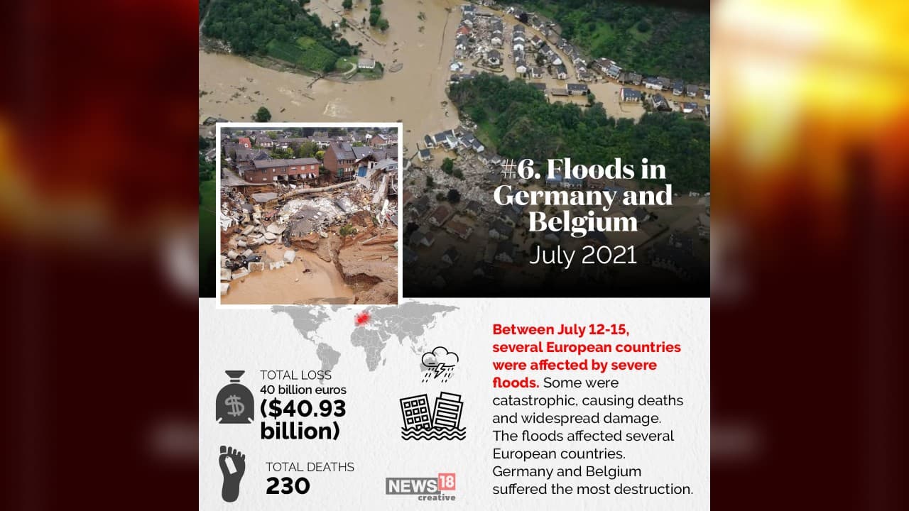 6 | Floods in Germany and Belgium (July 2021) | Total loss: 40 billion euros (Image: News18 Creative)