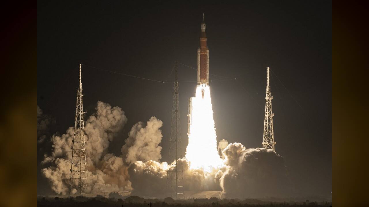 Artemis 2 will involve a flyby of the Moon with astronauts in 2024, while Artemis 3 will see boots on lunar soil, no sooner than 2025. (Image: AFP) Artemis 2 will involve a flyby of the Moon with astronauts in 2024, while Artemis 3 will see boots on lunar soil, no sooner than 2025. (Image: AFP)