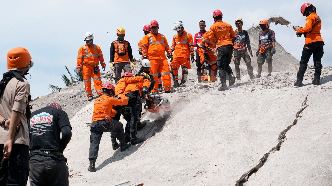 The quake struck at a depth of 10 kilometers (6.2 miles). It also caused panic in the greater Jakarta area, about a three hour-drive away, where high-rises swayed and some people evacuated. (Source: AP)