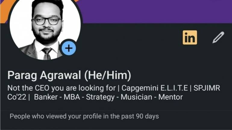 This Parag Agrawal is 'not the CEO you're looking for' – but he's minting  views on LinkedIn