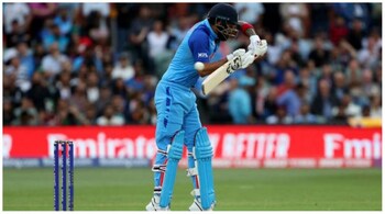 The opening pair of KL Rahul and captain Rohit Sharma lasted only 10 balls.
