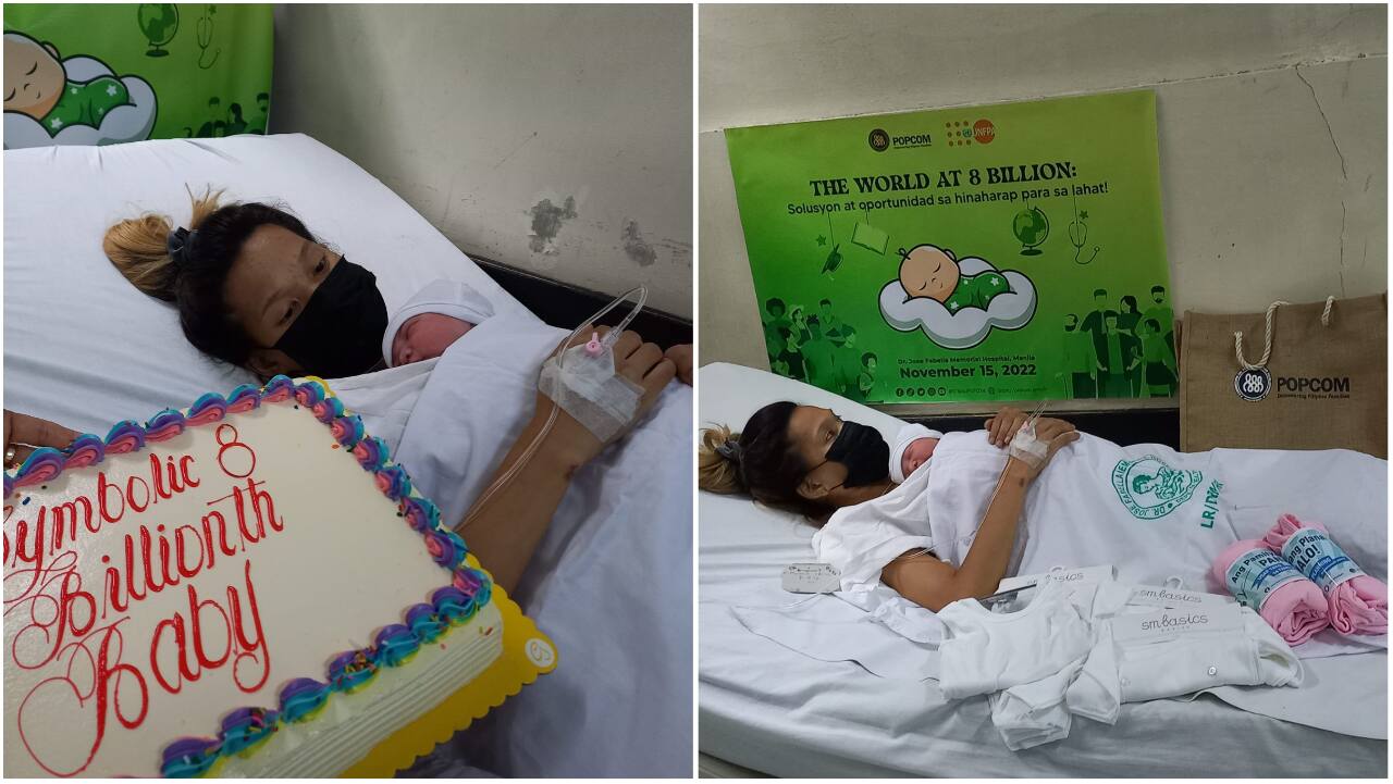 Global population 2022: Symbolic '8 billionth baby' born in Manila