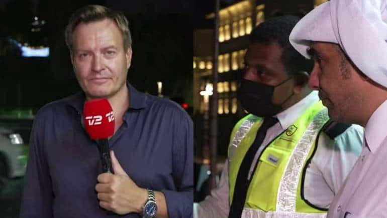 Viral video Qatar officials threaten to break reporters camera on live TV ahead of FIFA World Cup 2022