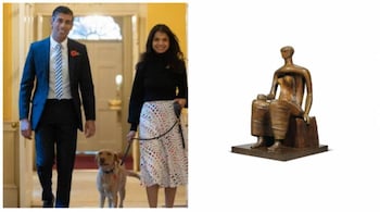 Downing Street said no politicians were involved in the decision to acquire the sculpture after it was seen being wheeled into No. 10.