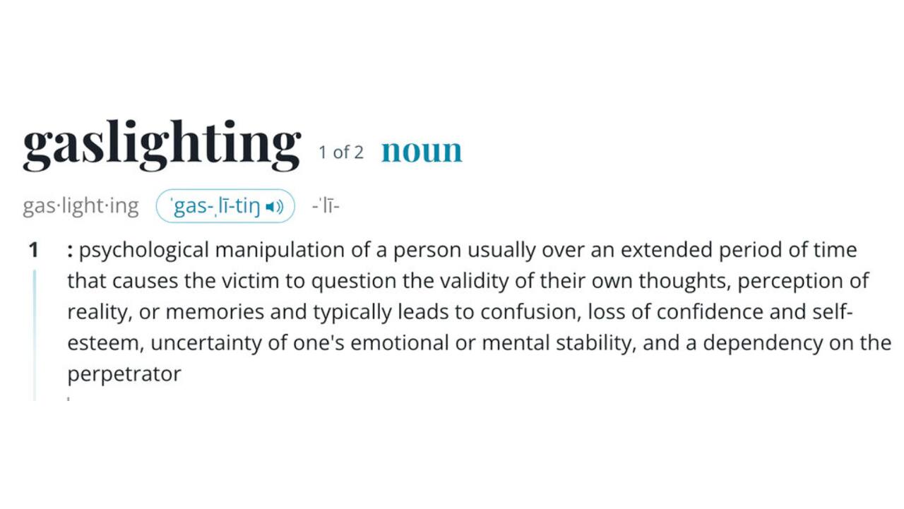 'Gaslighting': Merriam-Webster's word of the year for 2022