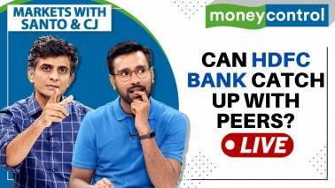 Stock Market Live: Is HDFC bank primed for strong end to FY23? | Markets With Santo & CJ