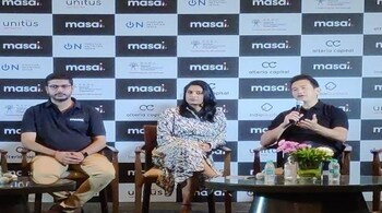 Prateek Shukla, Mithali Raj and Bhaichung Bhutia at the press event in Bengaluru