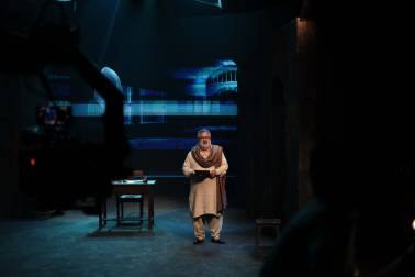 Manoj Pahwa narrating 'Toba Tek Singh'.