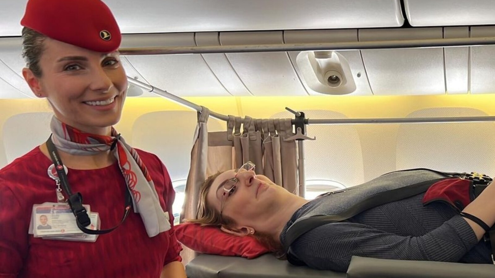 World's tallest woman flies for the first time. How airline made  arrangements