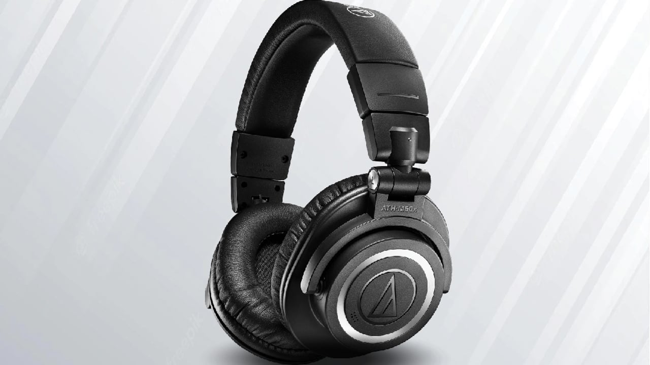 Audio Technica ATH M50xBT2 wireless over the ear headphones