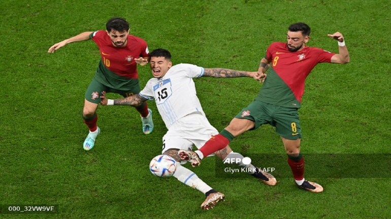 Portugal beat Uruguay 2-0 to become third team into last 16