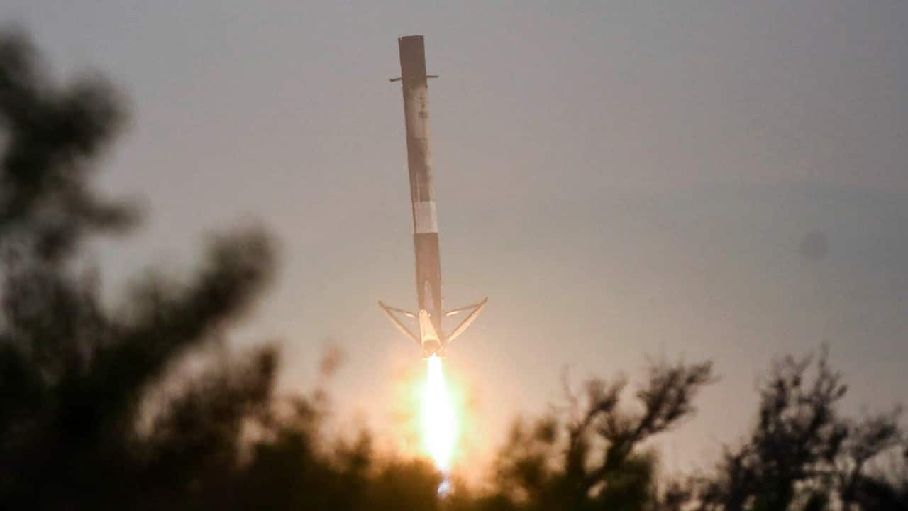 Thursday’s launch occurred just several miles away from the same pad where Apollo astronauts blasted off for the moon, the last time on Dec. 7, 1972. (Image: AP)