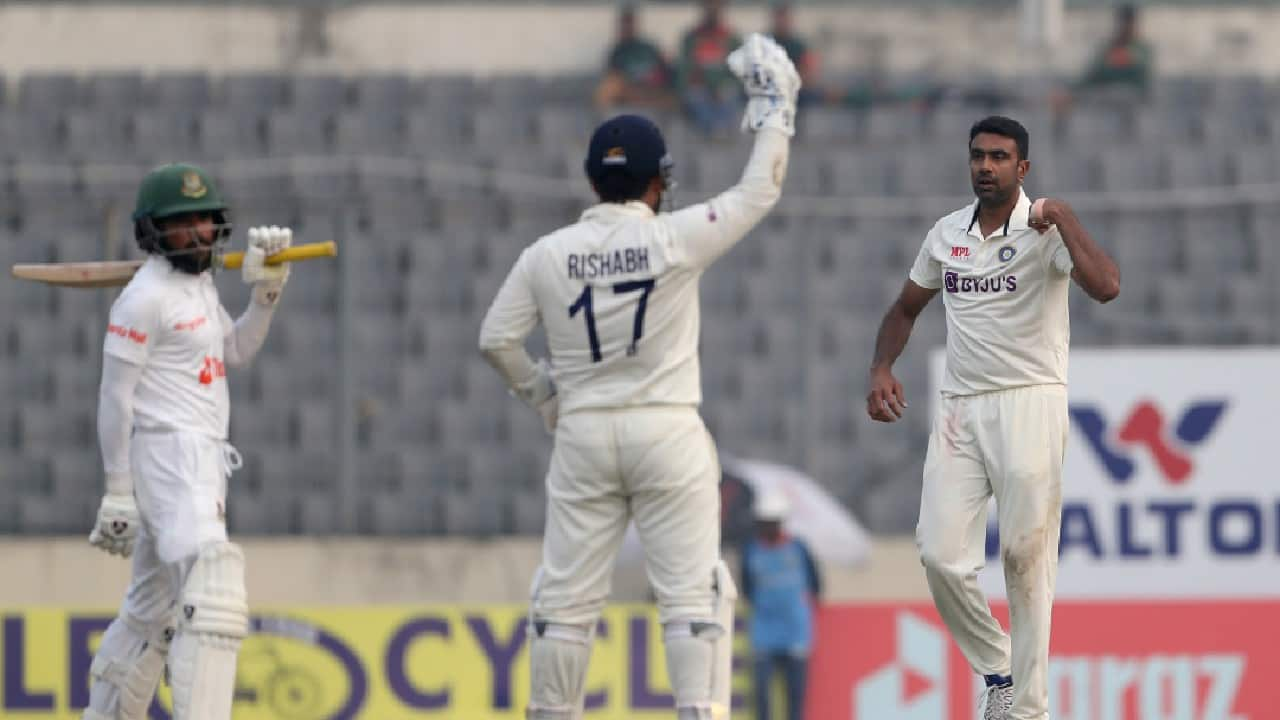 Umesh Yadav and Ravichandran Ashwin share 8 wickets as Bangladesh out ...