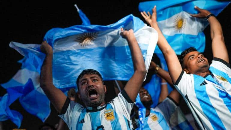 Kolkata fans hit the streets to celebrate Argentina's FIFA World