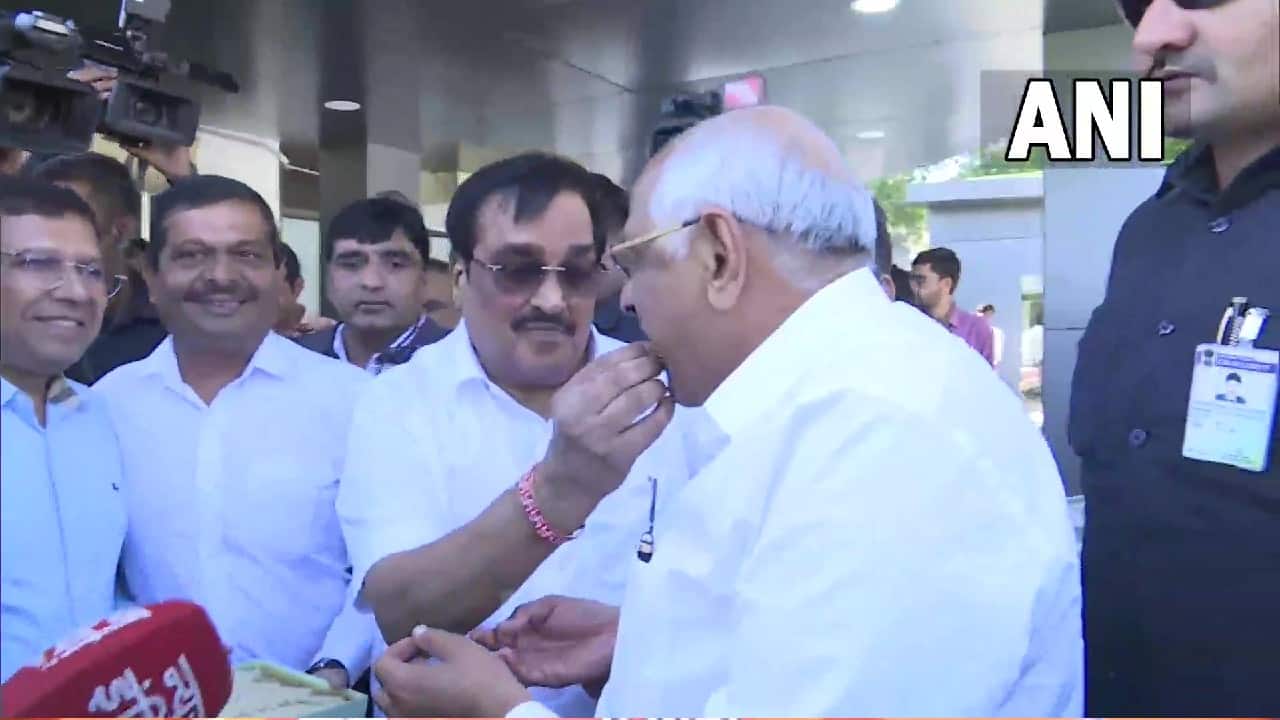 Gujarat Election Results: Celebrations begin at BJP office as early ...