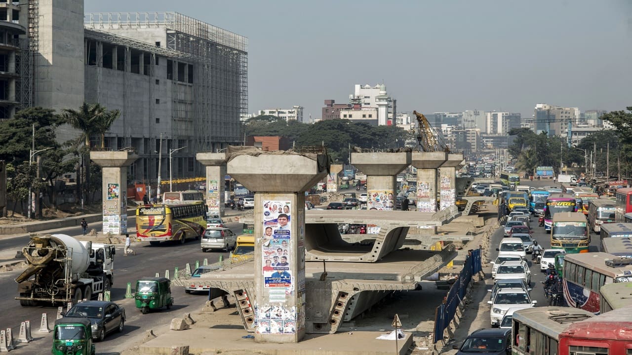 Bangladesh gets first metro rail to ease Dhaka traffic