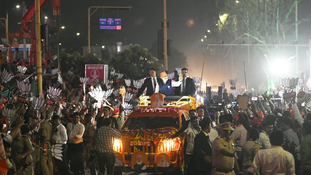 Gujarat Elections 2022: PM Modi holds massive roadshow in Ahmedabad ...