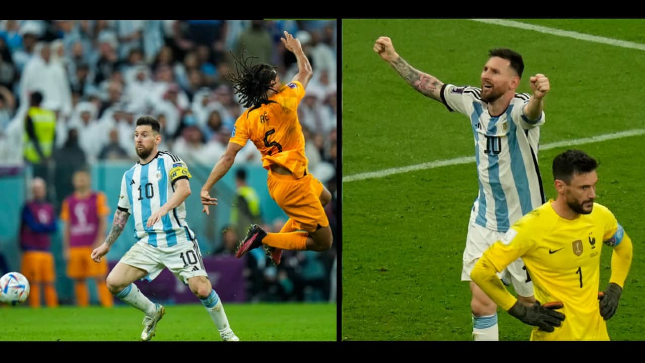 BEST MATCH | Argentina was involved in the best two. First, the team's quarterfinal match against the Netherlands had it all — goals, gamesmanship, late drama through a goal in the 11th minute of stoppage time to make it 2-2, a penalty shootout, a World Cup-record 17 yellow cards and a red card after the whistle. There was even the sight of Lionel Messi breaking off from his post-match on-field interview to shout abuse at a Netherlands player: “What are you looking at, stupid?” Then came the final at the same Lusail Stadium, which might have just topped it. (Image: AP)