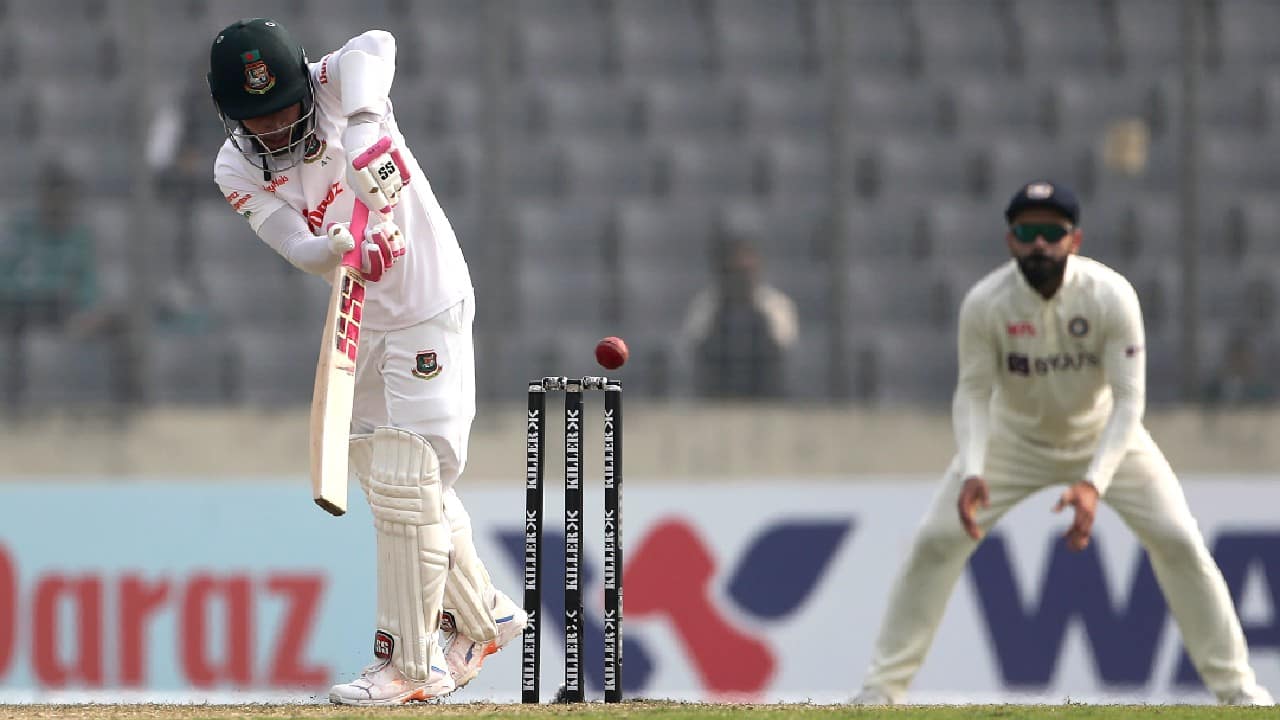 Most of the Bangladeshis made starts but failed to dig in on an otherwise good batting track. Mushfiqur Rahim made 26 and Litton Das added 25. (Image: AP)