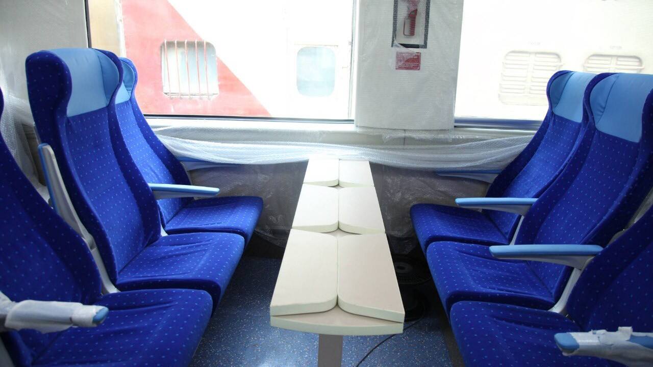 The Vande Bharat express with modern passenger amenities is likely to be preferred both by regular passengers, tea industry executives and tourists travelling to the Himalayas in North Bengal and Sikkim. (Image: Twitter @narendramodi)