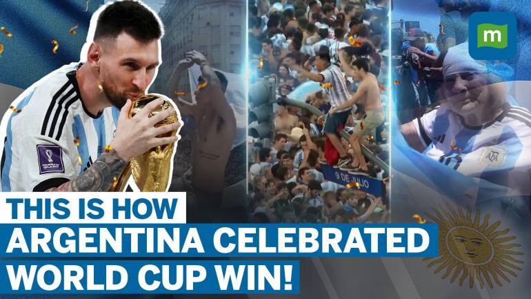 How Lionel Messi and Argentina fans celebrated FIFA World Cup victory