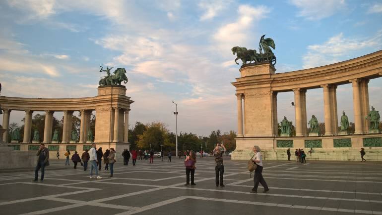 Heroes Square, Budapest. (Photo: Nilutpal Thakur))