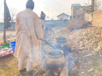 Wazwan Kashmiri dishes (Photo by Irfan Amin Malik)