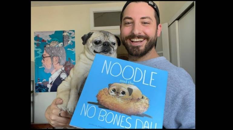 Noodle the pug, who went viral on TikTok for 'no bones day', dies