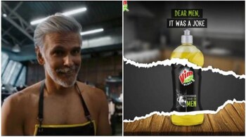 Vim and Milind Soman, who was featured in the ad, received severe backlash for promoting a dishwash liquid on the basis of gender. (Image credit: @vimindia/Instagram)