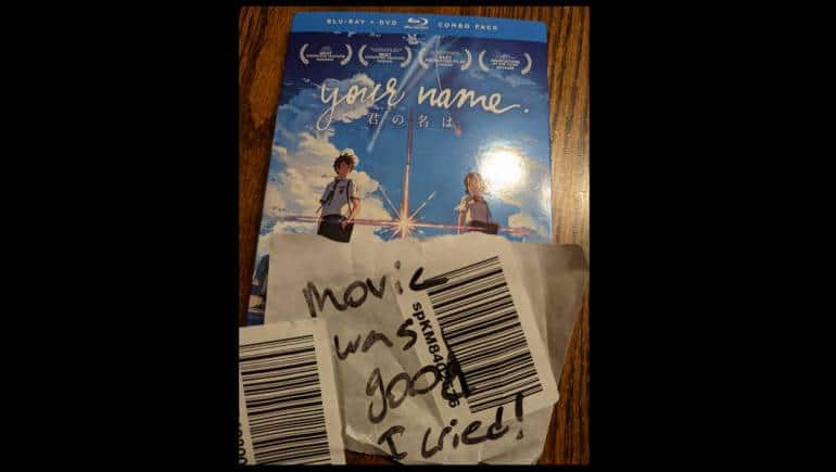 An Amazon delivery agent left an unexpected note with a package