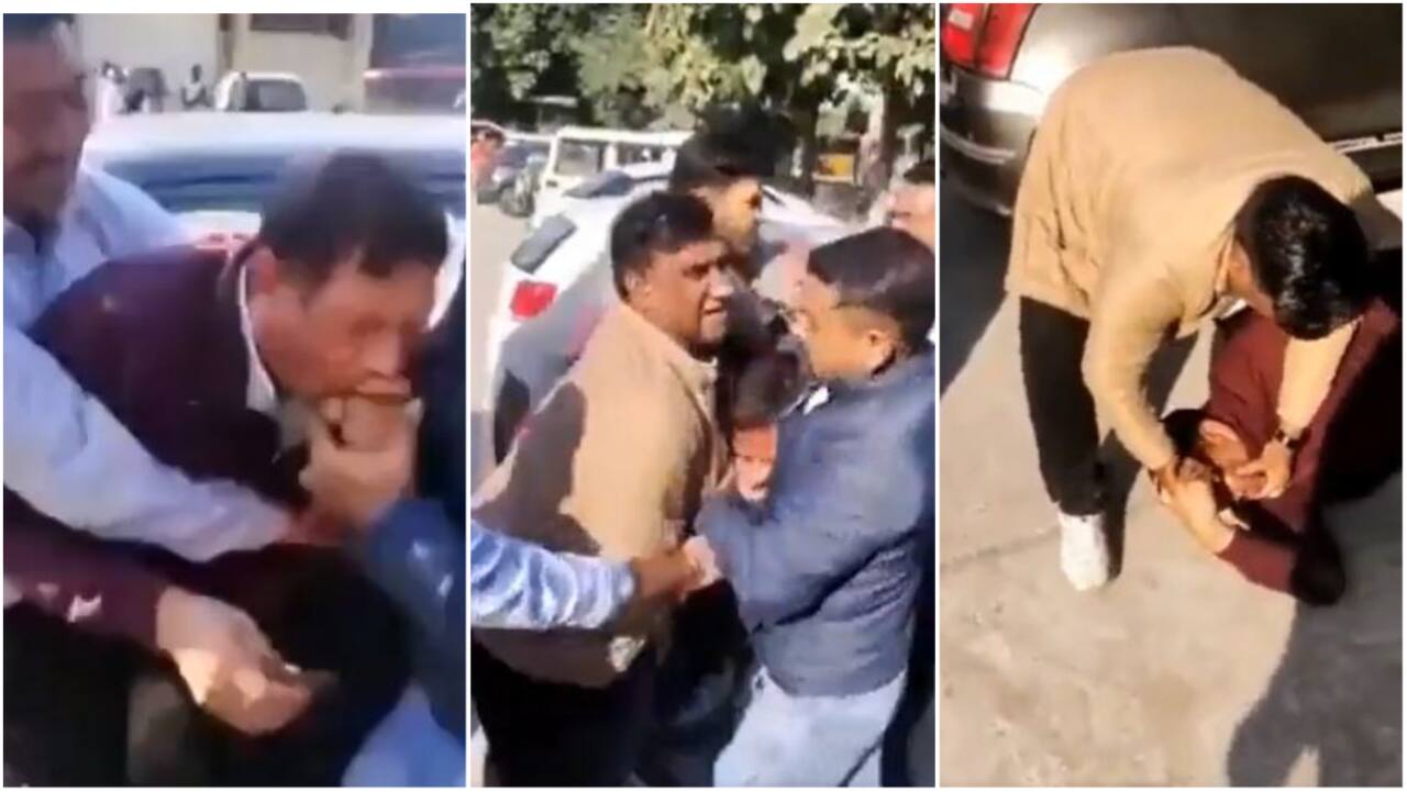 Dramatic video: Haryana cop swallows bribe money to evade vigilance officers