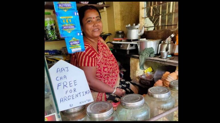 Today's tea is free for Argentina': Bengal tea stall owner's offer