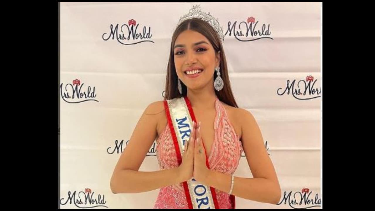 Sargam Koushal, Navy officer's wife, brings Mrs India crown to India after 21 years