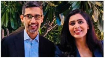 Mamaearth co-founder Ghazal Alagh expressed her delight in meeting Sundar Pichai and said she is proud of him.
