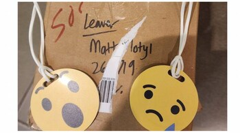 Matt Motyl received a box labelled "leaver" a month after he was laid of from Meta. (Image: @MattMotyl/Twitter)