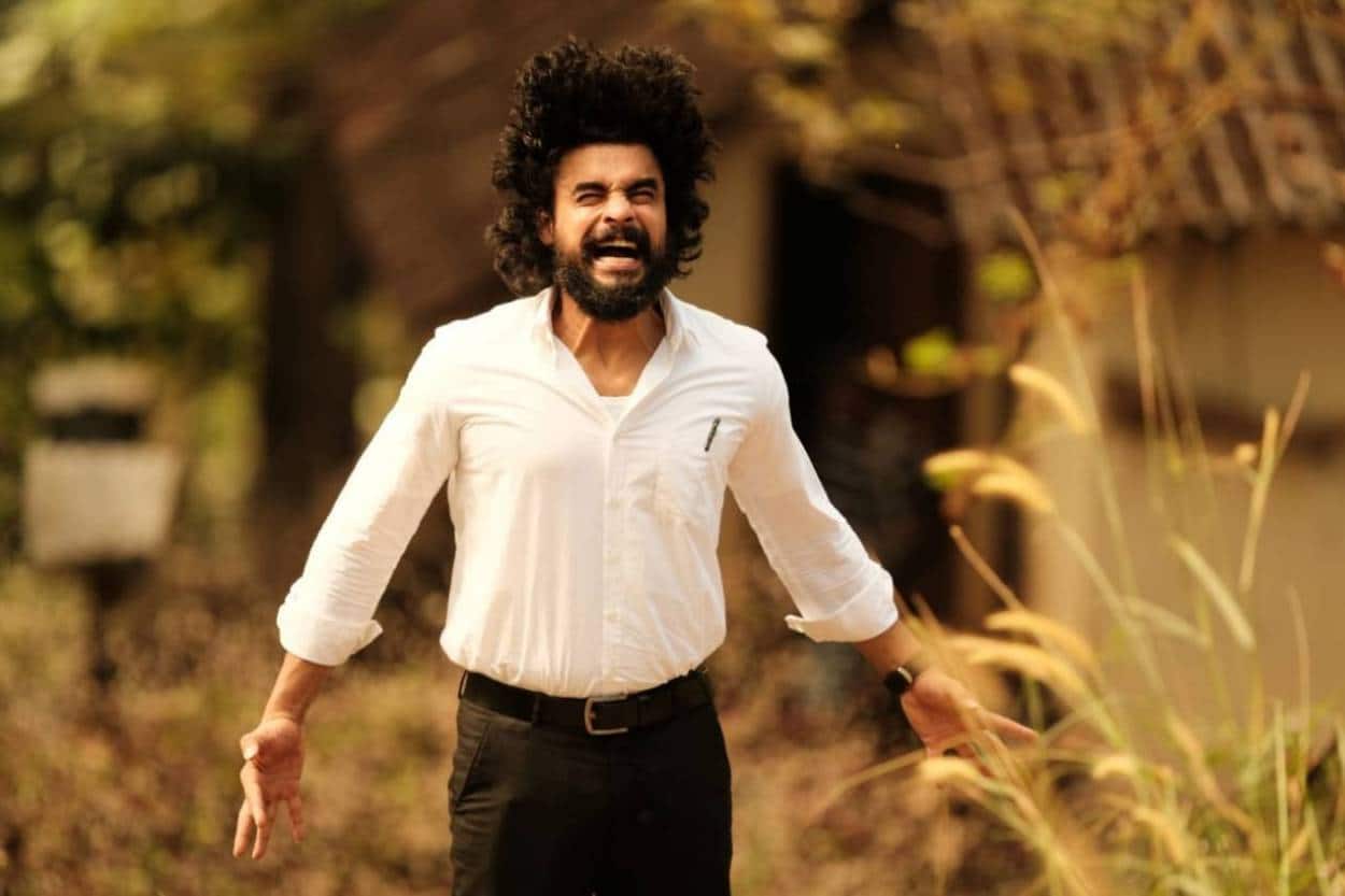 Tovino Thomas in a still from the film.
