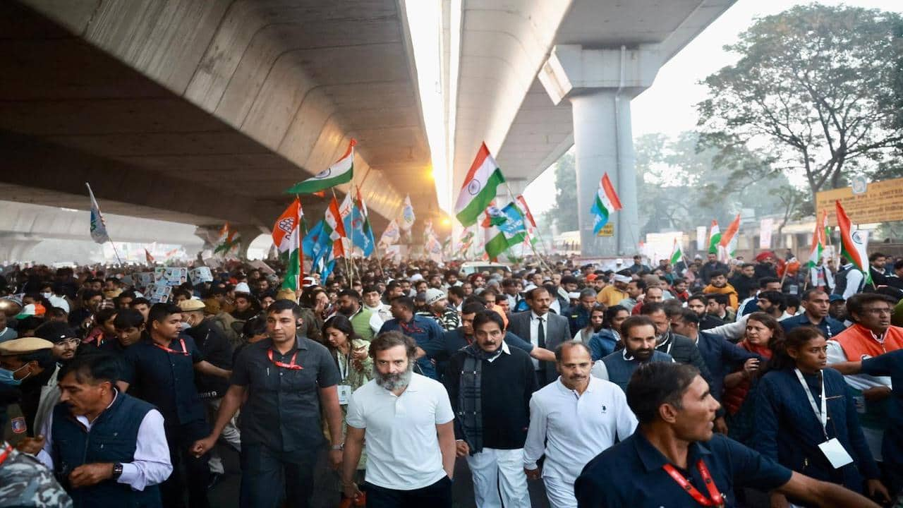 Congress' Bharat Jodo Yatra Enters Delhi