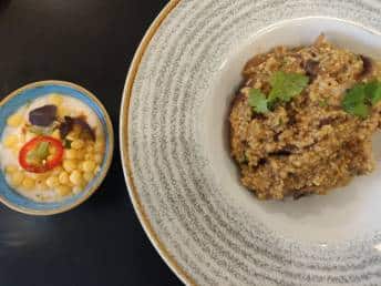 The restaurant is also doing its bit to encourage plant-based eating. (Photo: Bindu Gopal Rao)