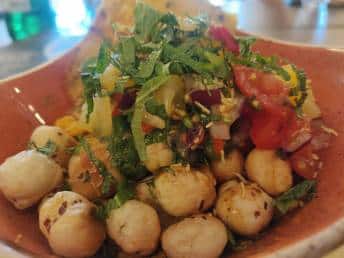 The buffet has over a 100 dishes with a fare that includes Indian, Swiss, Thai, Central European, European, Mediterranean and Asian cuisine. (Photo: Bindu Gopal Rao)