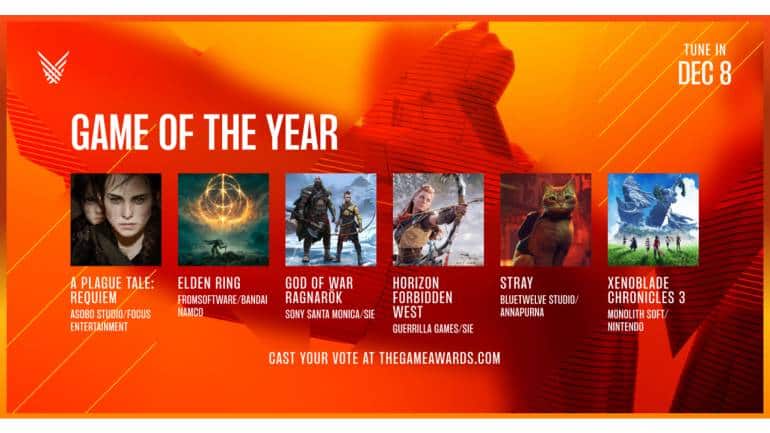 Voting opens for The EE Game of The Year Award ahead of the 2022