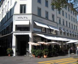 Haus Hiltl in Zurich now. (Photo: Adrian Michael via Wikimedia Commons)