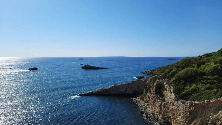View of the Mediterranean Sea from Dalt Vila, Ibiza. (Photo: Anita Rao Kashi)