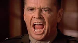 Jack Nicholson in a film still.