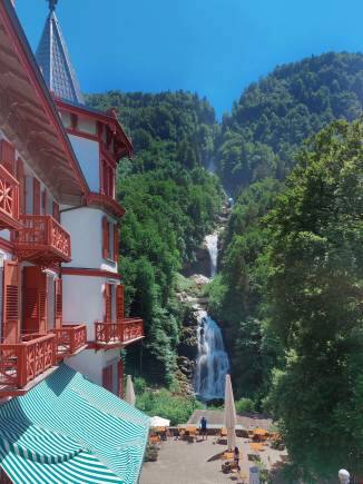 Giessbach Falls. (Photo: Satarupa Paul)