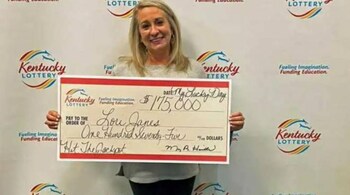 Kentucky Lottery jackpot winner Lori Janes (Image: Kentucky Lottery)
