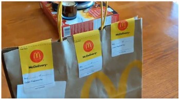 Rob DenBleyker has documented his McDonald's experiment on Twitter. (Image credit: Screengrab from video tweeted by @RobDenBleyker)
